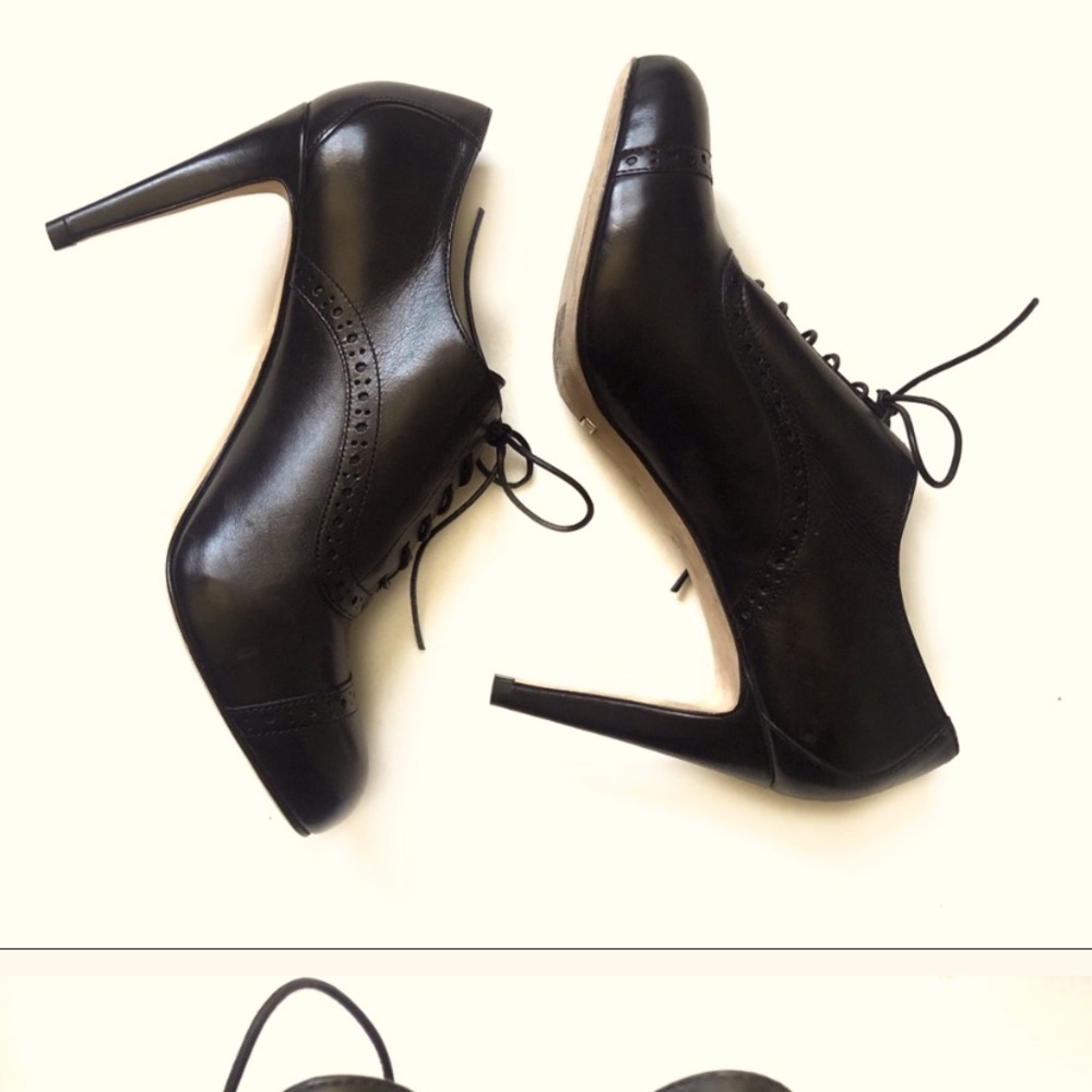 Cole Haan high heeled oxfords
